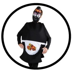 Barbamama Kostm - Erwachsene Barbapapa schwarz - Klicken fr grssere Ansicht