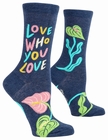 Love Who You Love - Damensocken Blue Q